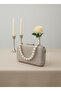 Stone Color Luxury Suede Chain Handle Women's Evening Dress Bag - 4