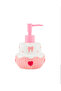 Heart Patterned Ceramic Liquid Soap Dispenser - 5