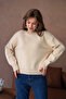 Women's Turtleneck Soft Textured Loose Knit Sweater 8488Sw - 4