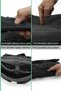 4028 Black Casual Shoulder Bag Cotton Canvas Messenger Laptop School Travel Daily Vintage Retro - 7