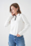 Women's Polo Button Detail Basic Knitwear Sweater 12338.Vrt - 5