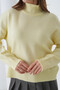 Women's Turtleneck Soft Textured Loose Knit Sweater 8488Sw - 2