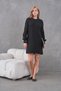 Women's Crew Neck Knit Detail Midi Length Knitwear Tunic 8031Sw - 5