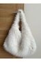 Fluffy Mellow White Tote Women's Plush Shoulder Bag (28*44) - 2