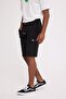 شورت CASH CARGO SWEATSHORT أسود من القطن والبوليستر - 3