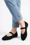 Women's Helmet Black to Black Stone Daily Ballerina Shoes - 2