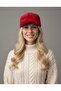 Plush Hat Cap Women - Red Baseball Cap Hat Soft Furry - 3