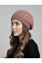 Knitted Beanie Painter Hat - Plum Stylish Women's Winter Hat - 2