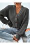 Women's Knitwear Buttoned Cardigan 4X4 New Season