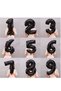 Double Kuromi Birthday Themed Balloon Set 6 Years Old Black Number Balloon Mini Kuromi Table Top Balloon Column - 3