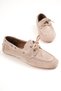 Women's Mink Suede Daily Casual Classic Lace-Up Detail Loafer Ballet Shoes - 5