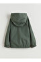 Green Water Repellent Hooded Boy's Coat - 4