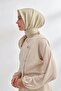 وشاح حريري مسطح ذو وجهين 4401-Toprak Ketentohumu
