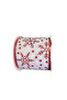 5 Meters – New Year's Ribbon Glittery Snowflakes 6 cm Luxury New Year's Decoration Ribbon - 4