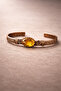 Women's Copper Bracelet Ring Set Zultanite Stone Oval Model Handcuff Antiallergic Bracelet - 5