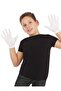 White Color Children's Boy Lycra Pantomime Gloves - 3