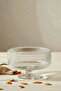 Elvoria Striped Glass Pedestal Serving Bowl - 3