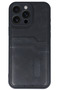 iPhone 16 Pro Compatible Stitched Detailed Leather Case with Card Holder - 2