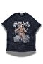Unisex Swag Album Back Printed Washed T-Shirt, Oversized Justin Bieber Themed Retro Tee Shirt - 2