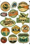 Retro Aviation & Airline Themed Sticker Set – 25X20 cm |   Vintage Airplane & Aviation Sticker - 2