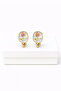 Non-Pierced Children's Earrings with Rose and Heart Design for Children Without Pierced Ears
