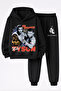 Boxing Printed 3-Ply Quality Sweatshirt and Trackpants Children's Bottom-Upper Set