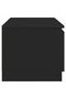 TV Cabinet Black 140x40x35.5 cm Engineered Wood - 6