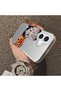 iPhone 16 Compatible Silicone Edge Acrylic Back Anime Character Protective Case - 3