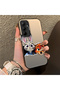 Samsung Galaxy A35 Compatible Silicone Edge Acrylic Back Anime Character Protective Case - 4