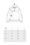 Risk Corset Printed Hoodless Relaxed Fit Women's White Sweatshirt - 3