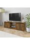 TV Cabinet Smoked Oak 120x30x35.5 cm Engineered Wood