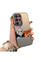 Samsung Galaxy S22 Ultra Compatible Silicone Edge Acrylic Back Anime Character Protective Case