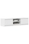 TV Cabinet White 140x40x35.5 cm Engineered Wood - 2