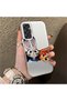 Samsung Galaxy A24 Compatible Silicone Edge Acrylic Back Anime Character Protective Case - 4
