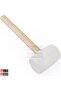 Multi Use Hammers Fiberglass Handle, Rubber Hammer (Rubber Hammer 24oz) - 4