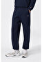 Elastic Cuff Pants Men's Navy Blue Sweatpants - 220297-Bs501 - 2