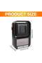 Portable Ceramic Space Heater with Fireplace Effect - 2