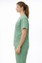 Unisex Green Medical Uniform Set – Flexible Fabric, V-Neck, Nurse and Doctor Uniform with Pockets - 3