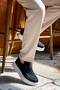 Kb116 Men's Casual Lace-Up Knitwear Sports Sneaker Shoes Tbt - Black - 6