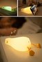 ®   Fluffy Led Night Light with Lazy Duck Figure with 5 Different Color Modes – Soft Textured Children's Room - 5