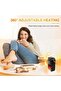 Small Portable Space Heater with LED Fire Effect - 5