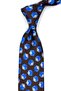 Acciani Style Brown Italian Silk Tie Ik2135