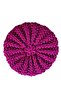 - Emine 9106 6535 Hand Knitted Beanie and Scarf Set - Pink - 6