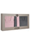 Sare 6 Piece Family Bathrobe Set - 100% Cotton, Luxury, Jacquard Bathrobe Set, Gift, Dowry - 6