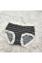 Plaid Patterned Lace Hipster Panties Set of 3 – Soft Textured, Stretchy, Everyday Wear - 2