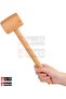 Multi Use Hammers Fiberglass Handle, Rubber Hammer (Wooden Mallet 60mm) - 4