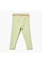 Polka Dot Leggings with Frill Detail and Elasticated Waistband - 2