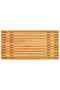 Side Table Oil Natural 70 x 35 x 35 cm Solid Acacia Wood - 6
