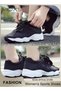 Women's Sports Shoes Breathable Platform Running Sneakers Casual Wild Shoes For Jogging Walking, Lad - 3