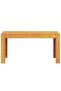 Side Table Oil Natural 70 x 35 x 35 cm Solid Acacia Wood - 2